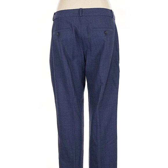 Banana Republic Navy Avery Lined Wool Blend Ankle Pants, size 10P - Picture 3 of 6